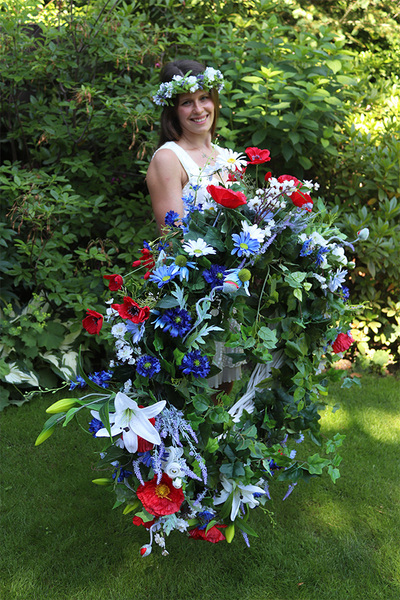 Mazowsze, ogromny wianek sufitowy