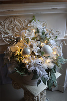 Mroźna Kraina 2, zimowy flowerbox świąteczny LED