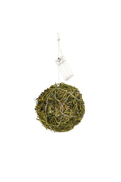 Christmas Natural, kula dekoracyjna LED, śr.15cm
