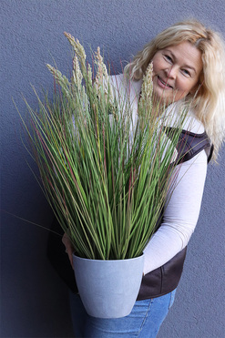 Kasandra, sztuczna trawa z kłosami, wys.76x54cm