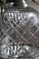 patera na nodze z kloszem, Lux Villa Silver Glamour