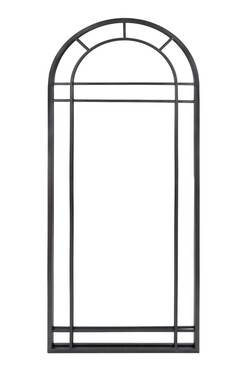 Gothic Vintage, lustro ozdobne w czarnej ramie, wym.119.5x48cm