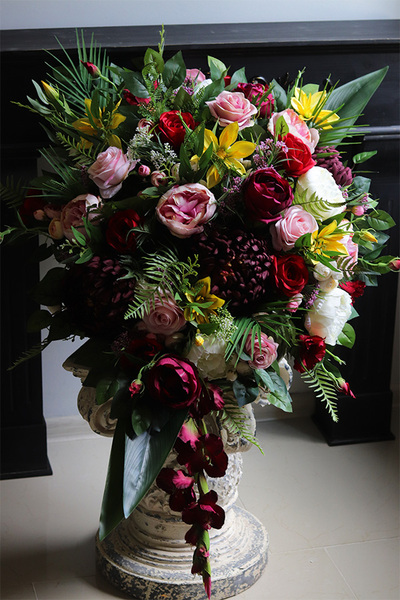 Nerita Kolor, kompozycja nagrobna w naczyniu