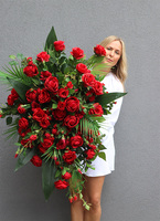 Gloria Czerwone Róże, komplet dekoracji nagrobnych