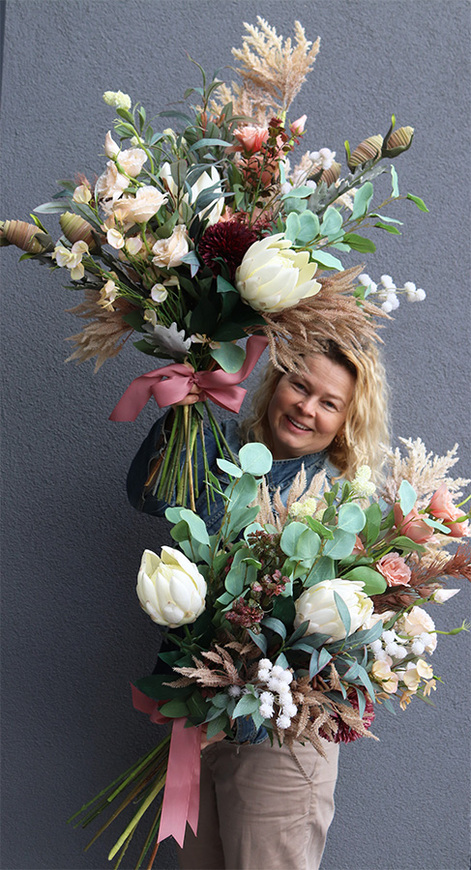 Boho Heria, bukiet do wazonu, wys.70cm