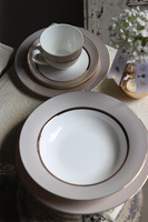 OD RĘKI  komplet obiadowy dla 6 osób, 30 elementów, Golden Delia I 