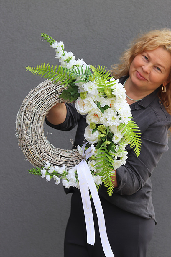 Redri, komunijny wianek na drzwi