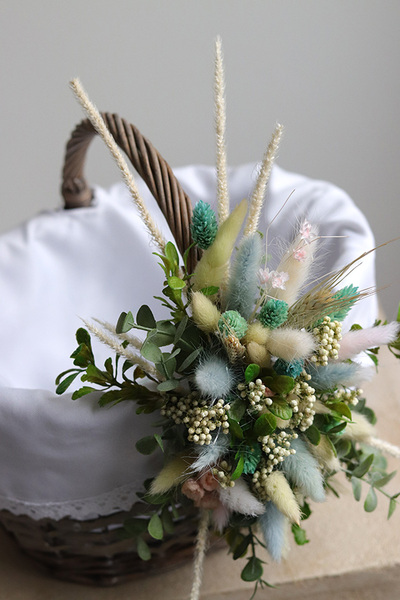 Easter Basket, dekorowany koszyczek wielkanocny, wys.22cm 