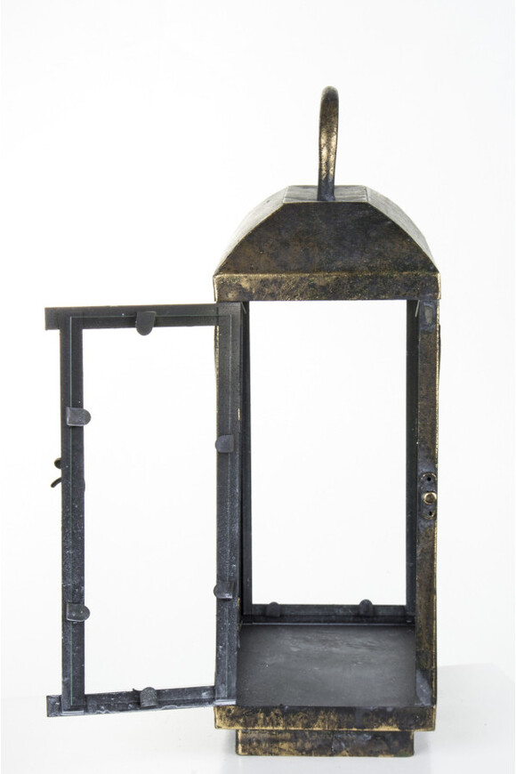 Loft Gold, lampion metalowy