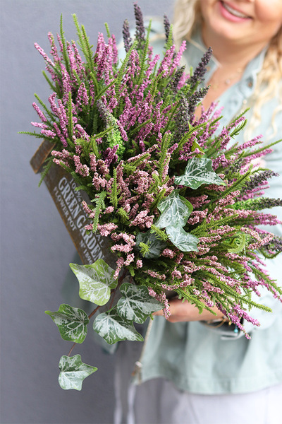 Wrzosowisko Green Garden, wrzosy w skrzynce, różowe