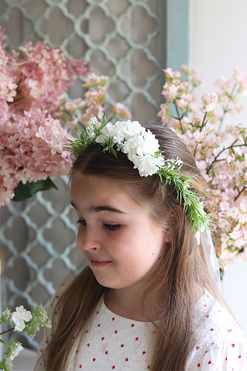 Izalia, komunijny wianek na głowę, rozmiar uniwersalny