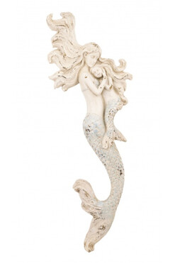 Mermaid, dekoracja ścienna, wym.57x20cm