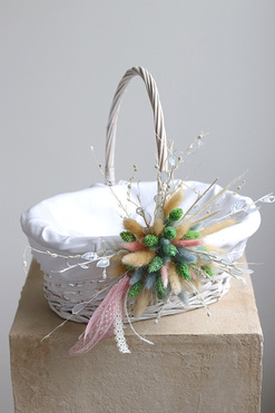 Bettre, dekorowany koszyczek wielkanocny, wys.28cm 