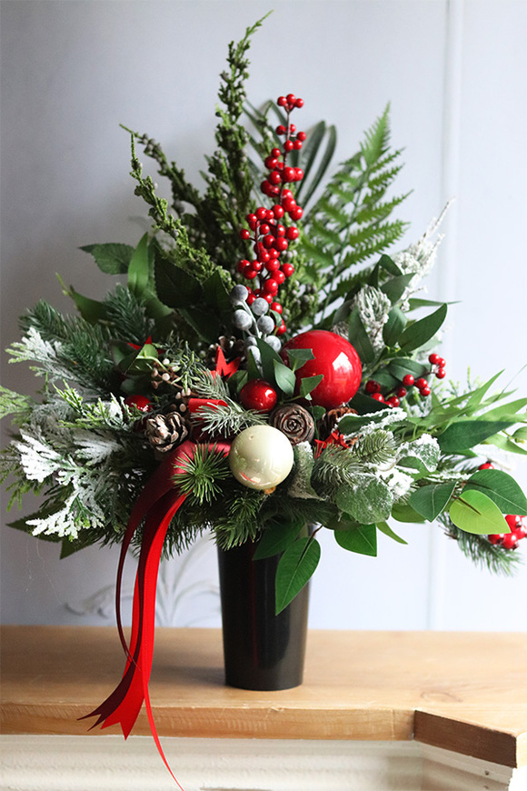 Angelo Winter Time, bukiet nagrobny we wkładzie