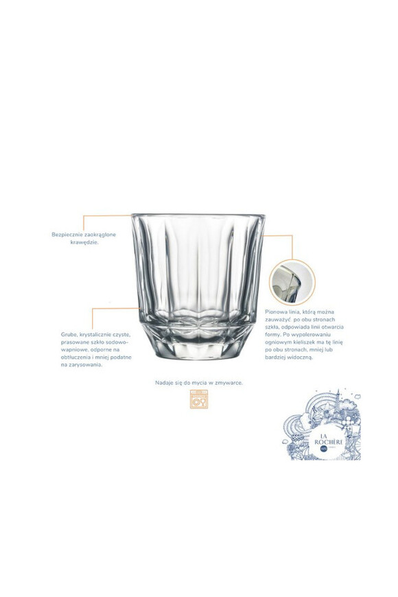 City La Rochere, szklanki do napojów