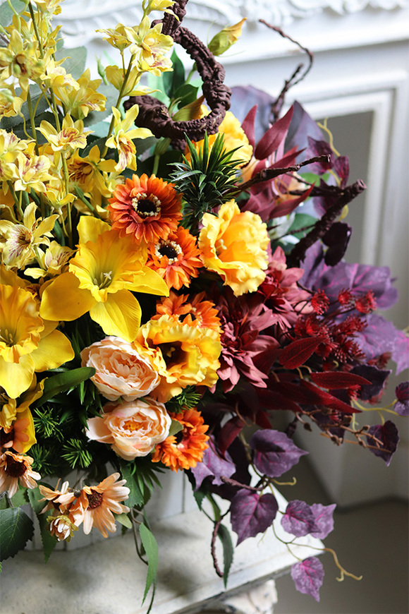 Fenista, dekoracja nagrobna w skrzynce