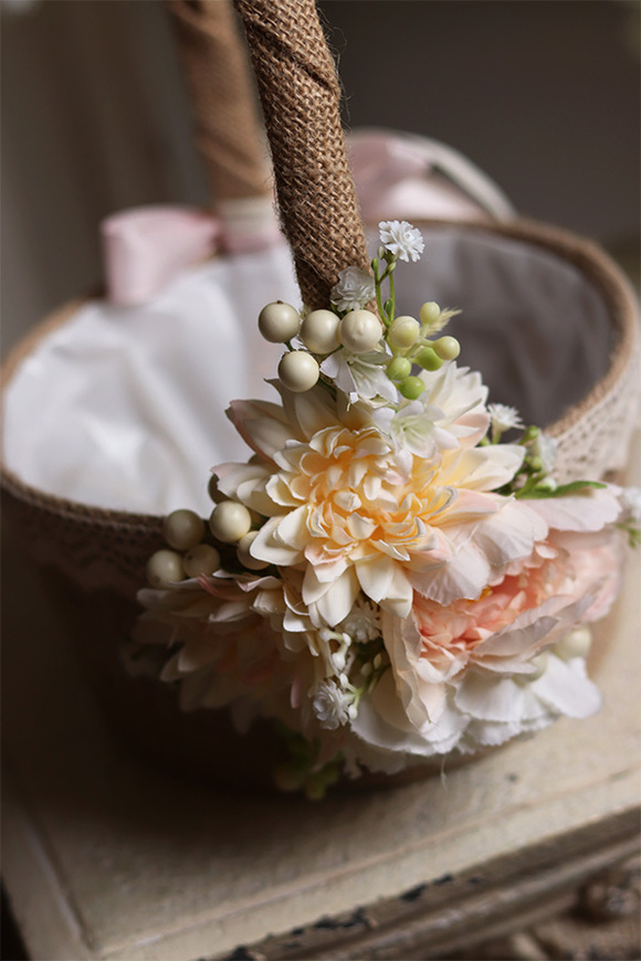 dekorowany koszyczek wielkanocny, Messa, wys.33cm