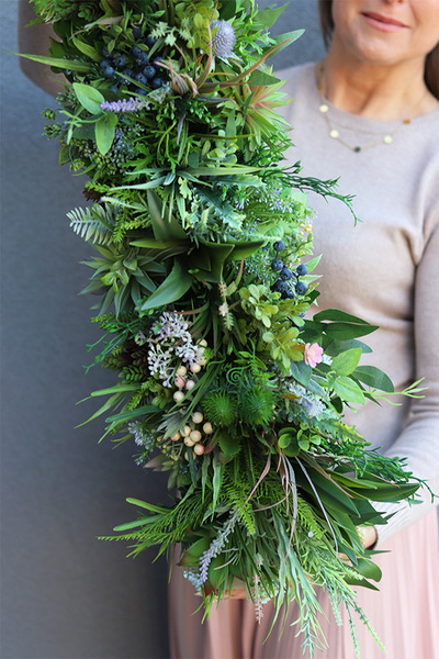 kompozycja sukulenty w długiej donicy, Hektor Modenato