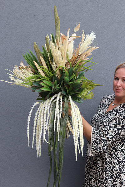 Novembi, bukiet dekoracyjny z suszem boho, wys.93cm