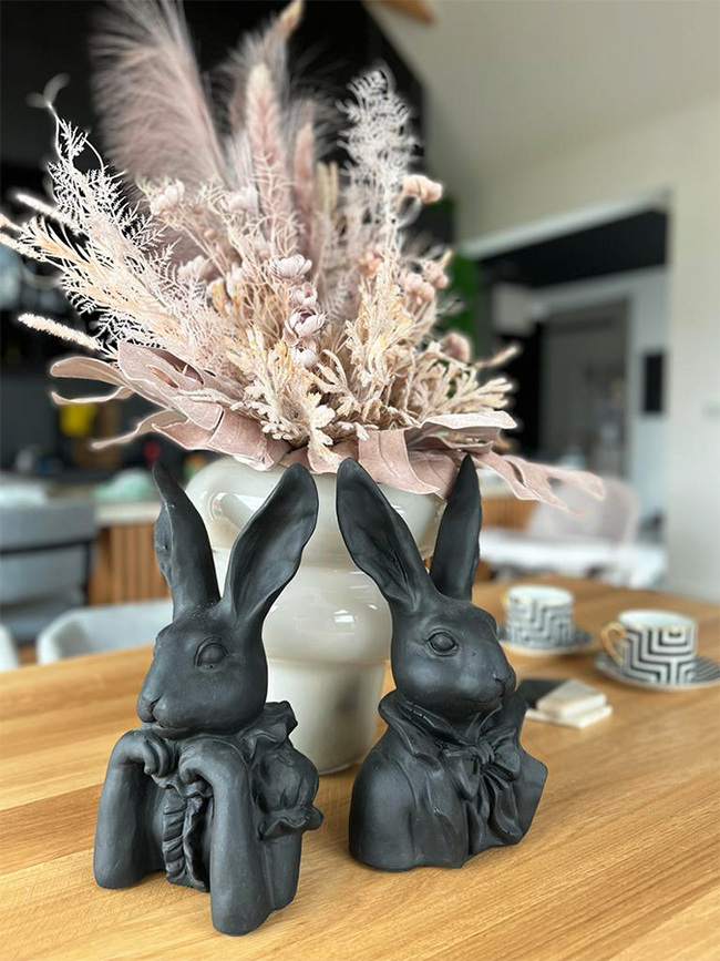 Nowoczesny Dom, bukiet do wazonu w stylu Boho