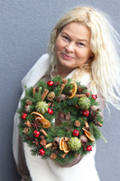 Klasyka Naturalnie, świąteczny wianek z suszem