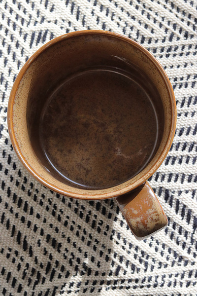 Ombres, kubek ceramiczny, zielono-brązowy