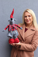 Mousey Xmas, laleczka zimowa stojąca myszka