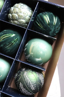 Decoris Green Velvet, świąteczne bombki