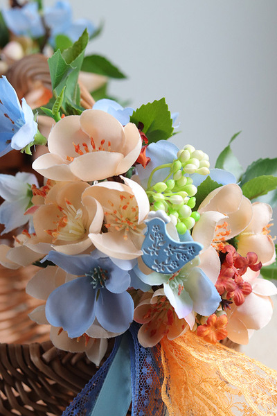 Morawa, dekorowany koszyczek wielkanocny