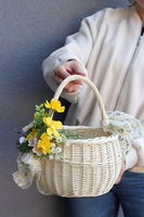 Celine, jednostronnie dekorowany koszyczek wielkanocny