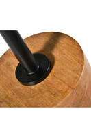 Wood Old 2, lampa stołowa z plecionym abażurem