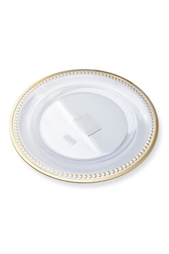 Blanchette Gold, transparentny podtalerz, śr.33cm