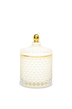 Padwa Ecru B, dekoracyjny pojemnik amfora, wym.13x8.5cm 