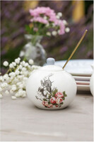 Alice in Wonderland, porcelanowy mlecznik i cukiernica	