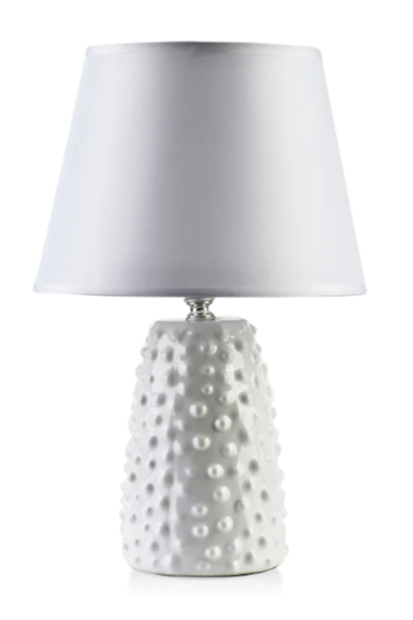  lampa stołowa z ceramiczną podstawą, Letti White A, wys.35cm