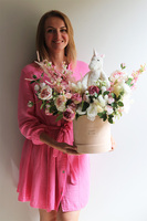 Birthday Party Jednorożec, flowerbox prezentowy