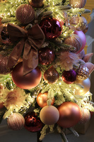 Pink Decoration ChristmasTree, świąteczna choinka LED