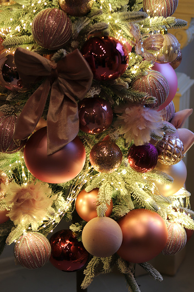 Pink Decoration ChristmasTree, świąteczna choinka LED