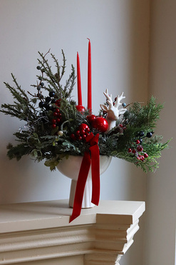 Denerra, świąteczny stroik w pucharze, wys.50cm