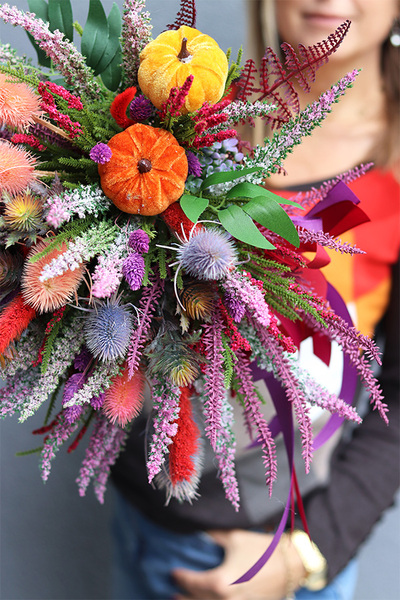 Wrzosy Jesienią, jesienny bukiet do wazonu