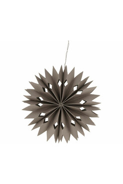 Boho Śnieżynka 1A, świąteczna zawieszka papierowa, wym.30.5x30.5x6.5cm