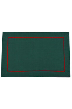 Xmas, świąteczna podkładka pod talerz, zielona, wym.30x45cm 