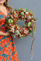 Trelita Autumn, jesienny wianek z owocami
