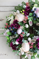 Gerista 3, wielkanocny wianek z koronkowymi jajkami