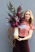 Senalia Blumelia, dekoracyjny bukiet w wazonie