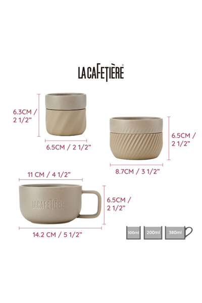 La Cafetiere, kubek - zestaw dla kawosza