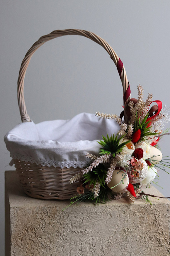 Kujawiaczek, dekorowany koszyczek wielkanocny