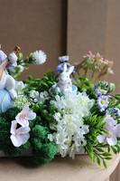 Zajączek Sama Słodycz 2, pastelowy stroik wielkanocny