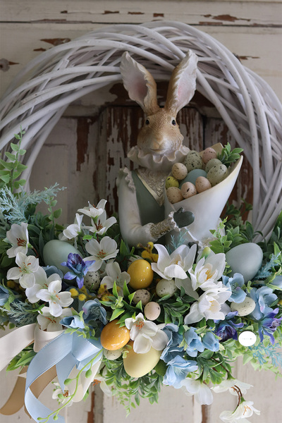 Silvietta, wielkanocny wianek na drzwi