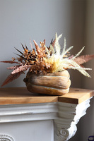 Pumpkin Latte 2, jesienna kompozycja w dyni ceramicznej